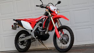 2020 Honda CRF450L Review  MC Commute [upl. by Ferdinande519]