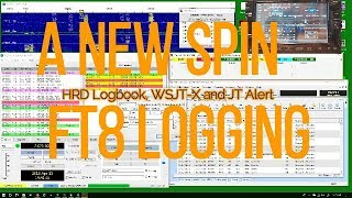 A New Spin on JT Alert HRD Logbook and WSJT X [upl. by Atolrac]