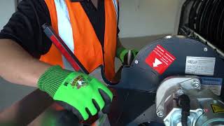 How To Use Uniflex Cut off Saw and Crimping Tool [upl. by Caralie]