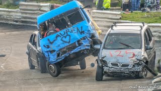 Banger Racing Angmering Raceway CB Contact  Christmas Hangover [upl. by Indnahc]