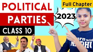 Political Parties  Class 10 Term 2 Board Exams  Social Studies  Civics  Learn with Madhu [upl. by Enelehs]