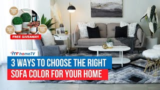 3 Ways to Choose the Right Sofa Color for your Home  Mandaue Foam  MF Home TV [upl. by Cowley425]