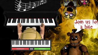 How To Play Join Us for A Bite on Piano  Roblox [upl. by Merril]