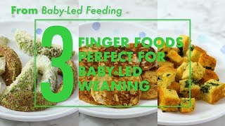 3 Finger Food Recipes Perfect for BabyLed Weaning  Parents [upl. by Brander]