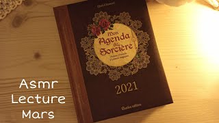 Asmr 🎙️ Mon Agenda de Sorcière 🧙‍♀️ Mars 2021 🌱 Plantes et potions 🌿 Chuchotements [upl. by Sedrul981]