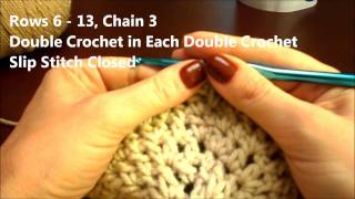 How to Crochet a Hat [upl. by Ordnazil]