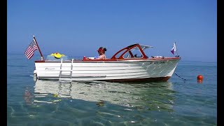 1965 Thompson Wooden Boat Restoration [upl. by Ahsinehs]