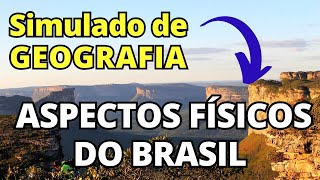 SIMULADO 15 Questões de Geografia  Aspectos Físicos do Brasil  Concurso Público IBGE [upl. by Meelas]