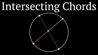 Intersecting Chords Theorem visual proof [upl. by Annavahs]