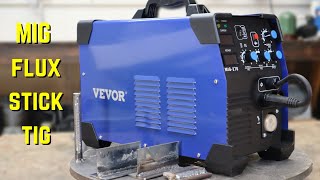 Welder Review VEVOR 270 Multi Process MIG FLUX STICK TIG [upl. by Blackburn]