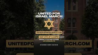 Stand against antisemitism in America United for Israel March at USC on May 8th 🇮🇱🙏🏽🇺🇸 [upl. by Fleece]