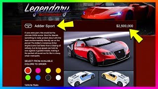 GTA 5 Truffade Adder Sport Upgraded Super Car With NEW Customization Features amp MORE GTA V [upl. by Enahpets837]