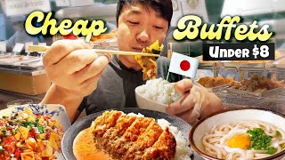 6 ALL YOU CAN EAT Buffets for UNDER 8 in Tokyo Japan [upl. by Gutow]