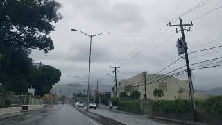 Roads Blocked Flooding from Tropical Storm Jamaica [upl. by Annahahs]