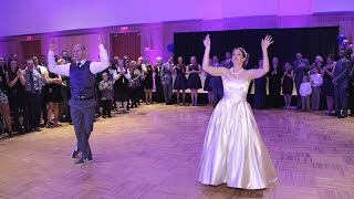 Incredible Bride amp Groom First Dance  Choreographed Wedding Dance [upl. by Riegel]