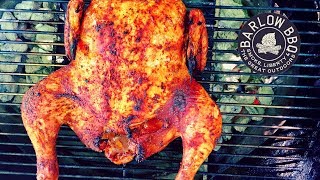 EASY How to Smoke a Chicken on the Weber Kettle Grill  Beginner BBQ Tips  Barlow BBQ [upl. by Suitangi]