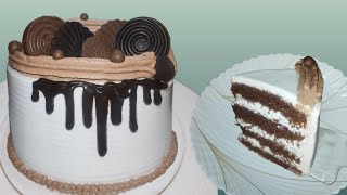 Deluxe ChocolateTopped Cake [upl. by Aerbma]