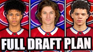 MONTREAL CANADIENS 2024 NHL DRAFT PLAN REVEALED… [upl. by Gereld]