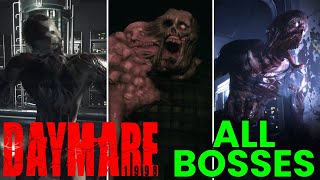 Daymare 1998  All Bosses With Cutscenes No Damage Daymare Difficulty amp Ending [upl. by Eahc378]