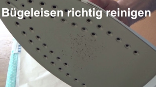 Lifehack Bügeleisen reinigen Bügeleisen sauber machen Haushaltstipps [upl. by Yerd719]