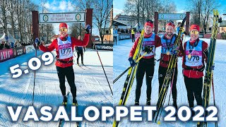 VASALOPPET 2022  JAG KLARADE DET PÅ 509  VLOGG² 41 [upl. by Icaj348]