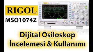 Rigol MSO1074Z Dijital Osiloskop [upl. by Arocahs]