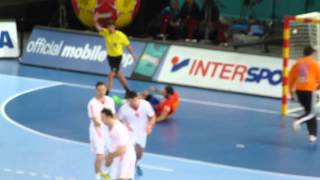 Mundial Balonmano 2013 España Croacia Gol Cañellas [upl. by Olvan]