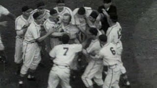 WS1946 Gm7 Cardinals win 1946 World Series [upl. by Akkeber]