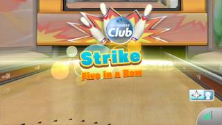 Wii Sports Club  100 Pin Bowling 3player online HD Gameplay [upl. by Nhguaved]