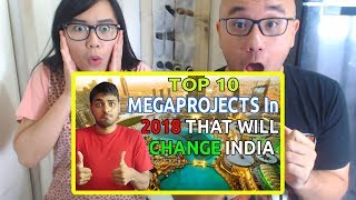 Indonesians React To Top 10 Upcoming INDIA Mega Projects 2018  Social Life [upl. by Noraed]