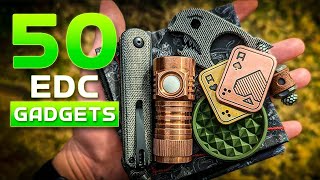 50 EDC Gear amp Gadgets That Are Worth Buying [upl. by Llertac]