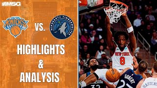 OG Anunoby Makes Impact In 1st Game With Knicks As New York Beats Best In The West  New York Knicks [upl. by Apollo61]