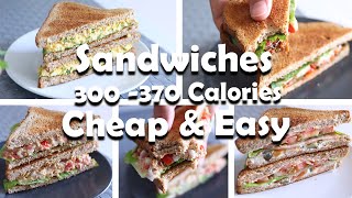 9 Healthy Sandwich Recipes For Weight Loss YOU NEED TO TRY [upl. by Gilroy]