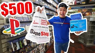 THE 500 GAMESTOP CHALLENGE PS4 EDITION PLAYSTATION [upl. by Judson426]