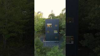 CustomBuilt 3Story Modern Lookout Tower 60 Second Airbnb Cabin Tour [upl. by Lahpos]