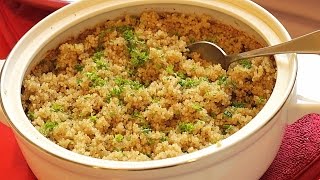 GARLIC QUINOA instead of garlic rice [upl. by Eppillihp844]