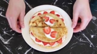 Glutenvrije pannenkoeken in 1 minuut [upl. by Asihtal]