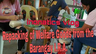 Repacking of Welfare Goods from the Barangay PWD IRA January 4 2021 PWDRightAdvocate [upl. by Dilahk]