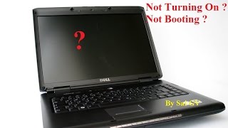 How to solve Laptop Not turning on or Not booting  Dell vostro 1500 [upl. by Oemac]