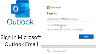 How To Sign In Microsoft Outlook Email Outlook Login  wwwoutlookcom Account Login 2022 [upl. by Nodnal627]