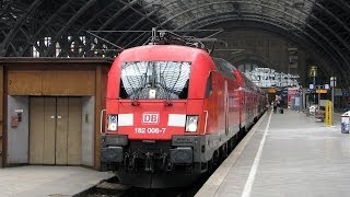 A lipcsei főpályaudvar  The main railway station of Leipzig [upl. by Merrick114]