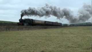 Steam to Cauldon Lowe February 2012 [upl. by Newo712]