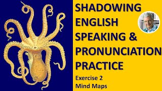 Shadowing ENGLISH SPEAKING Practice Mind Maps Exercise 2 [upl. by Mae]