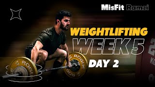 Weightlifting Day 22 Week 5 [upl. by Rubliw]