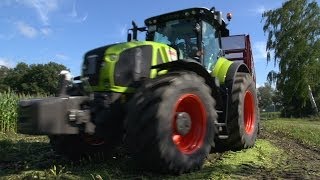 Claas AXION 950  Strautmann Wechselsystem 2013 [upl. by Aikrehs]