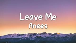 Anees  Leave Me Lyrics [upl. by Lauritz]