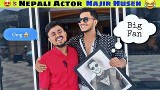 Surprise Gift For Nepali Actor Najir husen ❤️vlogs vlogs najirhusen [upl. by Nisotawulo302]