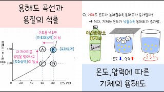 중2 물질의특성 2강 용해도┃용해도 곡선 해석하기┃기체의 용해도👻 [upl. by Odie85]