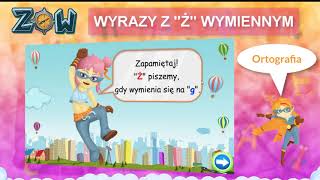 Wyrazy z ż wymiennym [upl. by Barbaresi]