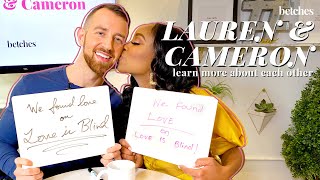 Love is Blind Lauren and Cameron Play the Newlywed Game [upl. by Ard]